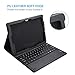 POWERADD Microsoft Surface 3 Keyboard Case Detachable Wireless Bluetooth Keyboard with Touch Pad with Magnetic PU Leather Stand Case Cover (ONLY for 10.8 inch Surface 3 Tablet) - Black