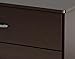 South Shore Libra Collection 4-Drawer Dresser, Chocolate with Metal Handles in Pewter Finish, 3159034