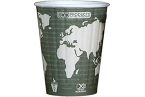 ECO-PRODUCTS, INC Eco-Products Inc Ecp Ep-Bnhc12-Wd World Art Insulated Hot Cup 12Oz 600/C ECP EP-BNHC12-WD