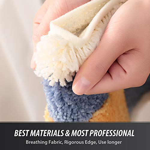 Color&Geometry Anti Slip Bath Mat Rug, Shag Shower Mats with Extra Soft