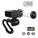 Ausdom Full HD 1080p Webcam, OBS Live Streaming Webcam, Computer Camera with Microphone for Skype Xsplit Twitch YouTube Facebook, Compatible for MAC OS Windows 10/8/7 primary