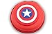 Finex - Set of 2 - CAPTAIN AMERICA Earphone Earpods In-ear Headphone USB cable Portable Hard Shell case