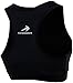 CompressionZ Padded Racerback Sports Bra No-Bounce Support for High Impact Fitness & Yoga (Black, Large)