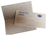 10 Checkbook Registers 2017-2018-2019 Calendars by Register King