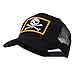 Skull and Choppers Embroidered Military Patched Mesh Cap - Jolly Roger