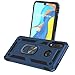 ZingCon Compatible for Huawei P30 Lite Phone Case,Nova 4E Case,(Not for P30/P30 Pro)[HD Screen Protector]Heavy Duty Shockproof Protective Cover with Rotating Ring Kickstand fit Magnetic Car Mount-Blue