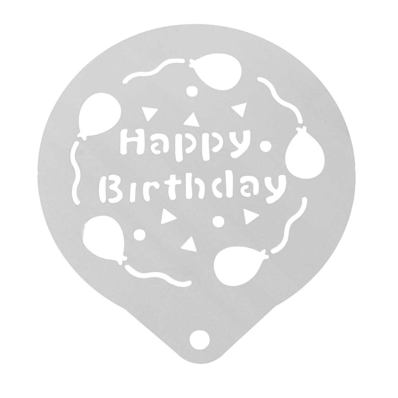 LIFKOME Coffee Stencil Stainless Steel Coffee Decorating Template for Cappuccino Latte Hot Chocolate Cake Mousse and Chocolate Art 3.74X3.35 Inch