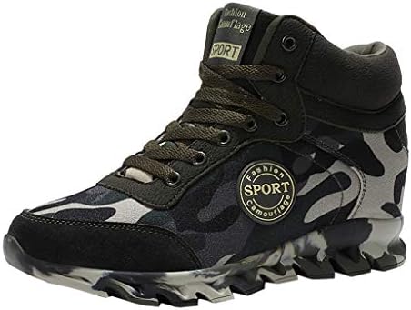 BANAA Sports Shoes Camouflage Sports Basketball Shoes Air Trainers Shock Absorbing Cushion Athletic Walking Outdoor Sports Shoes