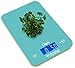 Ozeri Touch II Digital Kitchen Scale with Microban Antimicrobial Product Protection, 18 lb, Teal Blue