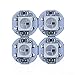 ALITOVE 100pcs WS2812B Addressable LED Pixel Light 5050 RGB SMD on Heat Sink PCB Board 1-led LED Module Pixels Light 5V DC Compatible with Arduino, Raspberry Pi