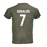 #7 Ronaldo Real Madrid Away Kid Soccer Jersey & Matching Shorts Set 2016-17,Purple,Youth S (6 to 8 Years Old)