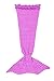 Knitted Mermaid Tail Blanket,Kyson All Seasons Sleeping Bag Soft Air Conditioning Quilt Sofa Living Room Blanket s for Kids,Best Holiday Gift (with lase, Rose Pink)