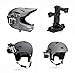 Action Mount Helmet with 3-Way Pivots for Popular Sports Camera, or other Action Mount products. Flat & Curved.