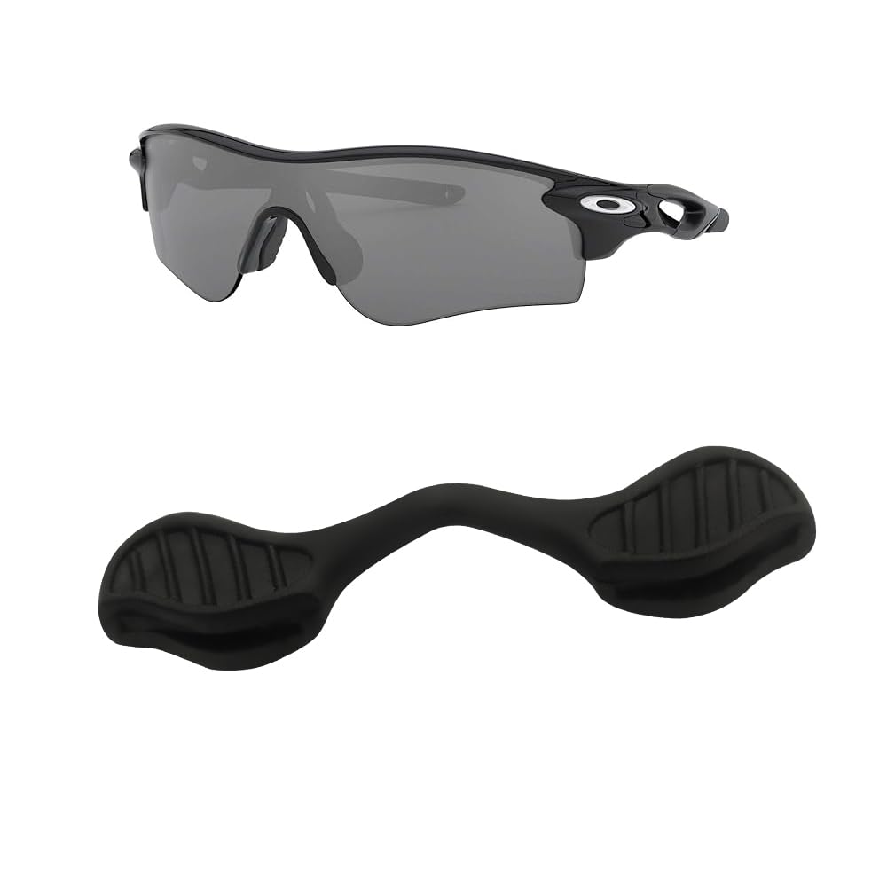 HiCycle2 Sunglasses nose pads Replacement for Oakley Radar Path/RadarLock Path/Radar EV Path Series Sunglass Repair Kits(Black nose pads)