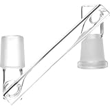 12-1290 SCIENTIFIC INDUSTRIAL JOINTS - FEMALE TO MALE DROPDOWN ADAPTER CLASSIC CLEAR 14MM FEMALE TO 18MM MALE
