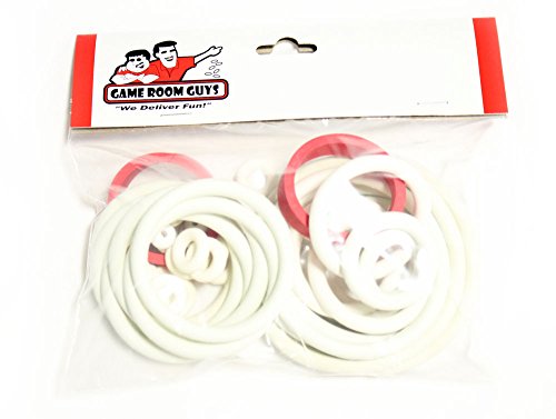 Game Room Guys Williams Gorgar Pinball White Rubber Ring Kit