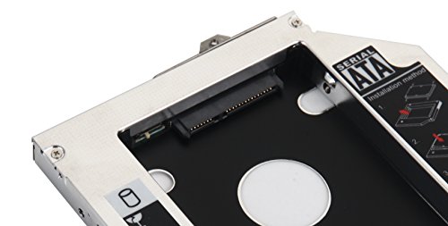 DY-tech 2nd HDD SSD Hard Drive Caddy for HP EliteBook 6930p 8440p 8530p 8540p with Faceplate bezel + Mounting Bracket