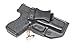 Rounded IWB Holster Fits: Glock 43 43X Holster - LH - Black Kydex - Concealment Express - American Made