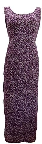 SACRED THREADS Tiny Floral Sundress Purple Brown Small.Medium