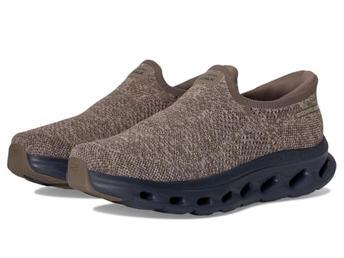 Skechers Men's Go Walk Glide Step 2.0 Caleb Hands Free Slip-Ins Sneaker, Brown,…