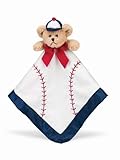 Bearington Baby Collection Baseball Slugger Snuggler Security Blanket - Baby Shower