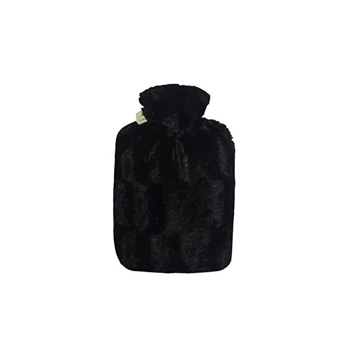 Hot Water Bottle with Cover - Hot Cold Pack Made of Burst Resistant Thermoplastic with Fleece Sleeve Helps Relieve…