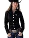 Cinch Apparel Womens Button Up Shirt M Black