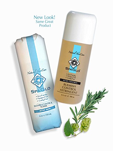 SpaGlo® Blemish Control Astringent Toner- 6 oz/180 ml - Helps to normalize the pH balance of the skin and regulate oil gland secretion