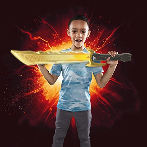 Power Rangers Dino Fury Megafury Saber, Toy Sword with MotionActivated