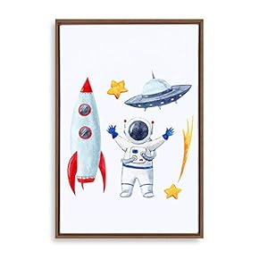 Framed Canvas Wall Art Cartoon Children