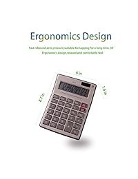 Calculadora, pantalla LCD grande, calculadora solar de 12 dígitos, función estándar, calculadora electrónica de escritorio.