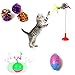 SenYoung 27PCS Cat Toys Kitten Toys, Interactive Cat Toy Set including Cat Teaser Wand, Catnip Fish, Cat Teather Toy, Feather Mice, Silvervine Chew Stick