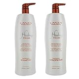Lanza Healing Volume Thickening Shampoo & Conditioner Liter Duo