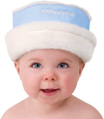 Kiddopotamus Roll Brim Hat Faux Suede Small 0 - 6 Months, Blue (Discontinued by Manufacturer) by Kiddopotamus