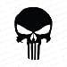 CMI100 The Punisher Skull Black 7