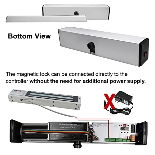 Visionis FPC8524 Slim Electric Automatic Door Opener + Closer for