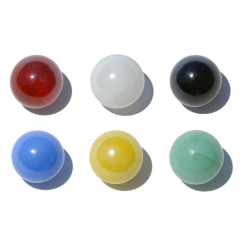 Solid Wood 11.5" Chinese Checkers Set with Glass Marbles