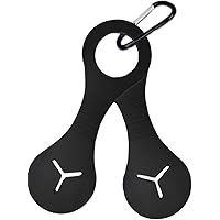 Ertzinla Dog Poop Bag Holder, Leash Waste Bag Holder Carrier, Hand Free 2 Pack