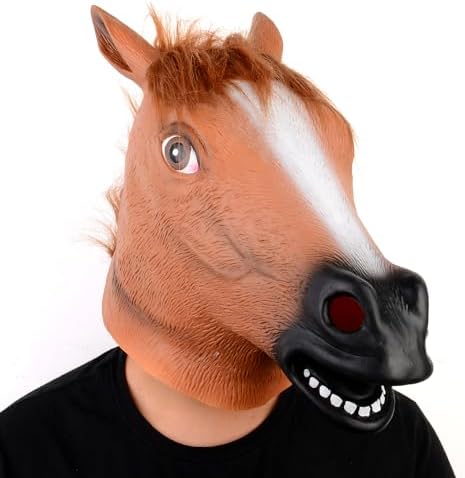 Máscara de animales de látex para fiesta de disfraces, máscaras de cabeza de animales, unicornio, caballo, Deluxe, novedad de Halloween, águila, Paloma | en línea Máscara de animales de látex para fiesta de disfraces, máscaras de cabeza de animales, unicornio, caballo, Deluxe, novedad de Halloween, águila, Paloma | en línea