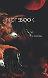 Notebook: vulture scenario disaster flying flight bird carnivore carnivorous vultures fly meat eater by Wild Pages Press