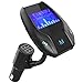 Tecboss BF20 Bluetooth FM Transmitter, Wireless Hands-Free Car Kit Radio W 2 USB Car Charging Ports Support USB Flash Drive Micro SD Card Auto Sleep Function
