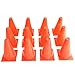 Coast Athletic 7-Inch Orange Sports Training Cones | Agility Soccer Marker Cones , 12 Pack Retail Packaged