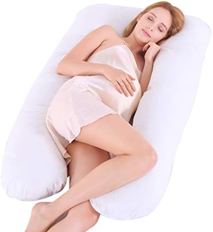 ALIKEEY body pillows maternity pillow pregnancy pillow Big U Pillow Maternity Back Support Cuddle Nursing Breastfeeding Full Length Support With Removable Washable Zipped Cover : U Pillow (E)