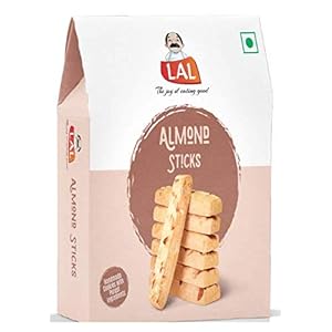Lal Almond Stickes Cookies 160g X 2 Packs