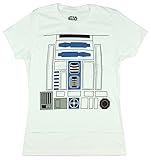 Star Wars I Am R2D2 Juniors White Costume T-shirt