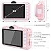 Keepwe Kids Camera, Digital Camera for Kids Gifts, Camera for Kids 3-10 Year Old 3.5 Inch Large Screen with 32GB SD Card, SD Card Reader, 2019 Upgraded (Pink)