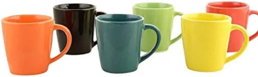JRP MART Cup ( Multicolour, 130 ml ) - 6 Pieces