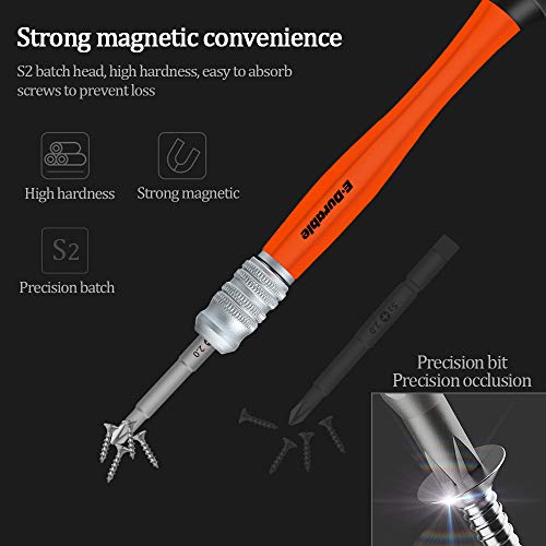 E·Durable Triwing Screwdriver for Nintendo 17 in 1 Professional Precision Screwdriver Tool Set Full Security Game Bit Repair Tool Kit for Nintendo/Joycon/Wii/GBA