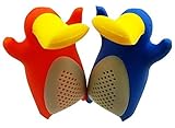 Cute Tea Infuser for Loose Leaf Tea, YumYum Utensils' Set of 2 PlaTEApus Silicone Tea Strainers, these Adorable Orange and Blue Platypus aren't Just Cute they'll Steep your Tea to Perfection.