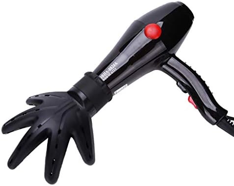Auvem Hand Diffuser Hair Dryer, Universal Black Hairdressing Salon Curly Hair Dryer Style Tools Accessory (Black)